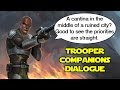 SWTOR: Trooper Companions ambient dialogue