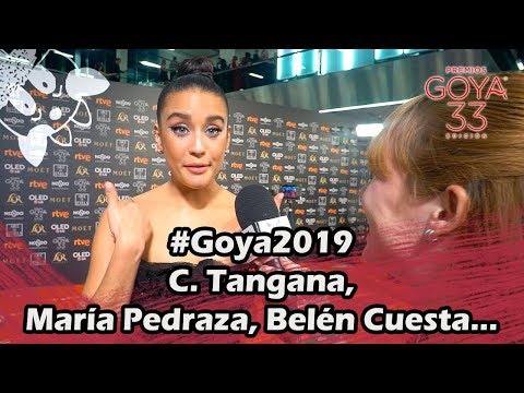 #Goya2019 Hablamos con C. Tangana, María Pedraza, Belén Cuesta...