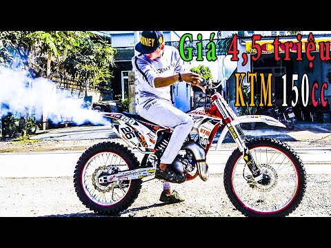 Cào cào KTM 150cc CHÂU ÂU | Giá rẻ 4,5 triệu | Đi 6 số móc, Côn Tay Dầu | Bao bóc đầu