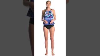 Maxine Stargazer Faux Tankini One Piece Swimsuit Swimoutlet
