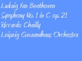 Ludwig Van Beethoven Riccardo Chailly Symphony no  1 in C