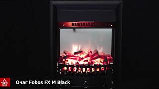 Semineu electric Royal Flame Fobos FX M Black