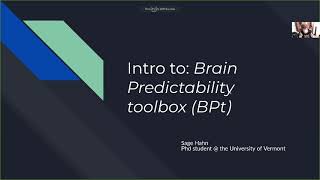 OHBM2022 Machine learning for Neuroimaging in python with the Brain Predictability toolbox