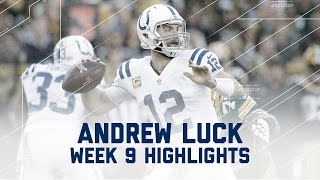 Andrew Luck Leads Colts To Upset Win Colts Vs. Packers Nfl Week 9 Player Highlights