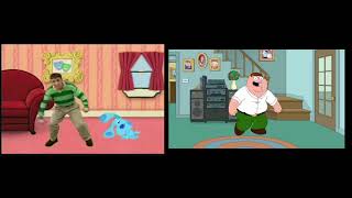 Family Guy Blues Clues Side By Side