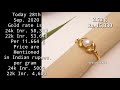 Latest Light 22k Gold Ring Designs with Weight and Price