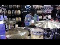 Bernard "Pretty" Purdie Playing Angel Drums & Zion Cymbals NAMM 2014