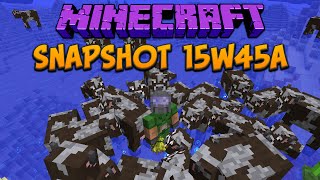 Minecraft 1.9 Snapshot 15w45a Mobs Can Move In Water Again!