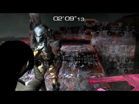 RE4--Predator Clone Boss Vs Vampire Girl