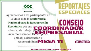 MESA 11: “EL ENTORNO INTERNACIONAL, FACILITACIÓN DEL COMERCIO Y LA NUEVA ESTRATEGIA DE MÉXICO”