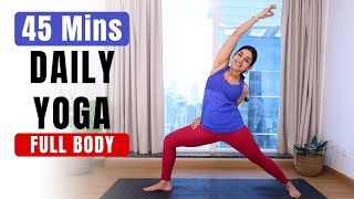 45Mins Daily Full Body Yoga Practice Bharti Yoga Live Stream