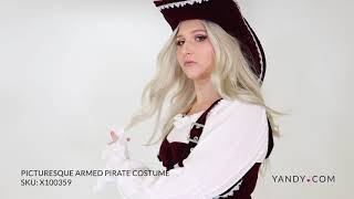PICTURESQUE ARMED PIRATE COSTUME | YANDY.COM