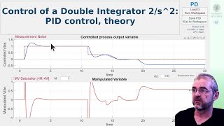double-integrator PID controller design: pole placement (3rd order closed loop)