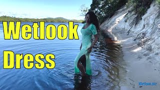 Wetlook Girl In Dress | Wetlook Long Dress | Wetlook Girl In The River