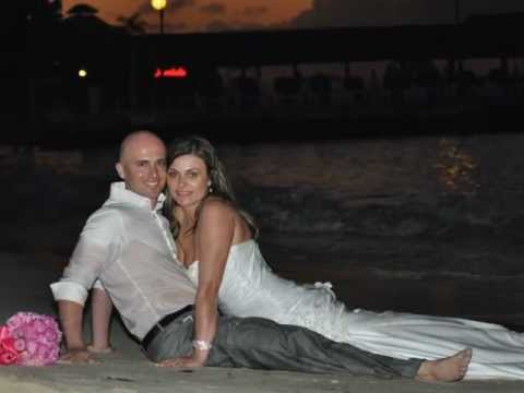 Richard & Bobbi Photo Montage Wedding Song. Ocho Rios Jamaica Sandals Grande Riviera .
