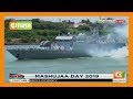Kenya Navy displays its arsenal at sea during 2019 Mashujaa D...