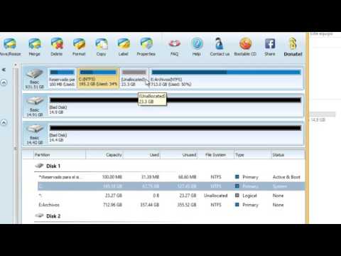Extender o reducir volumen del disco duro - Minitool Partition Wizard