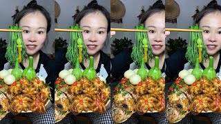 Yummy Homemade Dishes Hot And Ready Enjoy Meat, Fish & Fresh Boiled Greens