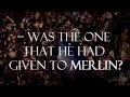 Merlin/Arthur || "I love you, Arthur" -- The Revenge of Merlin
