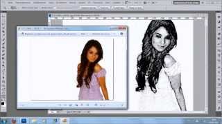 Эффект рисунка карандашом в фотошопе VideoSchool