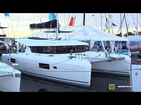 2017 Lagoon 42 Catamaran - Deck and Interior Walkaround - 2016 Annapolis Sailboat Show