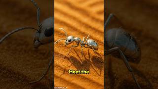The Silver Ant In The Sahara Desert