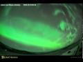 ふたご座流星群2009とオーロラの競演2 Aurora Borealis & shooting star ver2