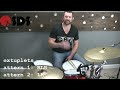 DRUM LESSONS - Paradiddle Variation with Stephen Taylor