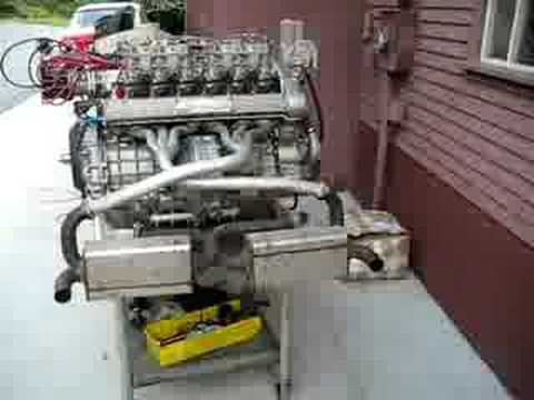 Lamborghini Miura engine test run #2 - YouTube