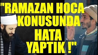Di̇yarbakirli Ramazan Hoca Meselesi̇nde Hata Yaptik Hüseyin Çevi̇k
