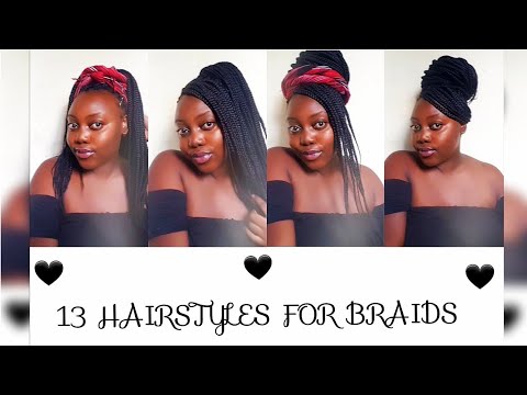 13 QUICK AND EASY BOX BRAID HAIRSTYLES
