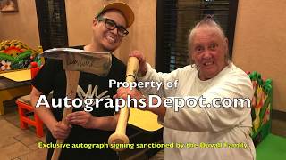 Shelley Duvall autograph signing with AutographsDepot.com (exclusively sanctioned by family)