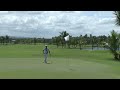 Chesson Hadley's incredible hole out for birdie at the Puerto Rico Open