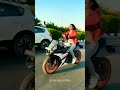 cute 🔥💯 | indian girls riding sports  bike | bikes stunts racing girls sports bike status #shorts