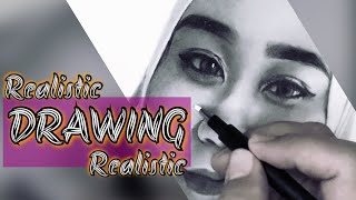 Realistic Drawing Realistic ( Episode 2 ) - A Malay Girl Last  (Timelapse)