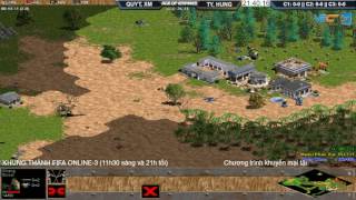 AOE|| 2VS2 || QUÝT, XI MĂNG VS HƯNG NHỔN, TÝ 8/8/2017
