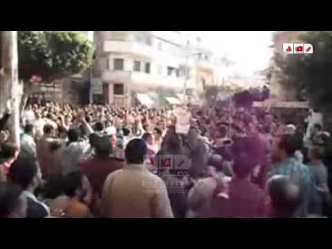 مسيرة رافضى الانقلاب عقب صلاة الجمعه من امام مسجد المتبولى بدمياط