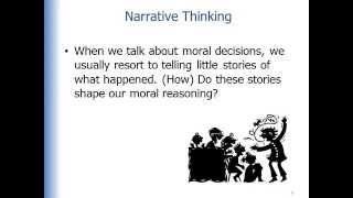 Perspectives on Moral Judgment. Part 4: Narratives and morality