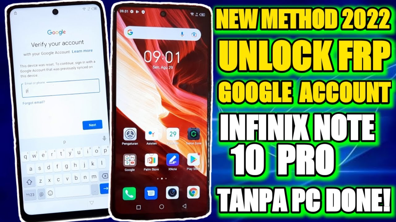 UNLOCK FRP GOOGLE ACCOUNT INFINIX NOTE 10 PRO X695C // UNLOCK FRP GOOGLE ACCOUNT INFINIX NOTE 10 PRO X695C //