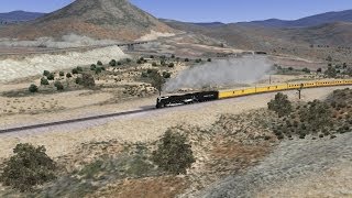 Train Simulator 2014 Hd Msts Union Pacific 844 Powers Up 3% Grade To The Top Of Cajon P Summit