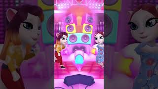 Join The Dance Party! 💃🎵🌟 Talking Angela #Shorts