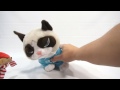Grumpy Cat Plush Stuffed Animal - The Stare Down Of The Century!  Who Wins?
