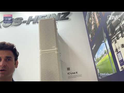 ISE 2025: Renkus-Heinz Shows IC Live X Series Steerable Line Array with Acoustic Source Multiplier
