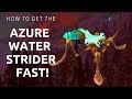 How to get the water strider mount fast!