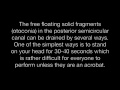 Treatment for Benign Paroxysmal Positional Vertigo (BPPV)