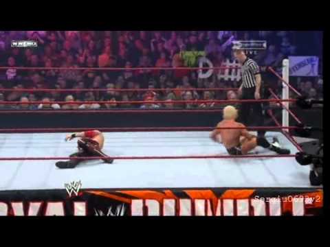 WWE Royal Rumble 2011 - Edge vs Dolph Ziggler Highlights HD