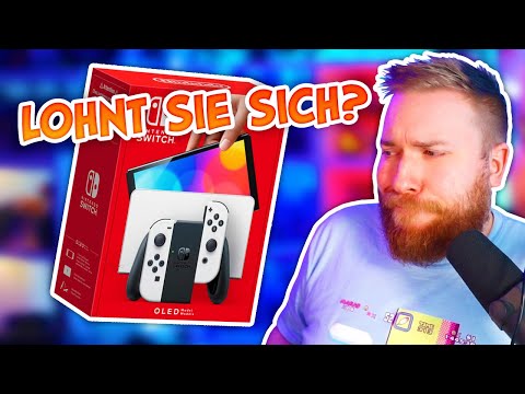 Lohnt sich die OLED Switch? // Switch OLED Unboxing + Review