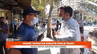Maske Takmayan Kahramanmaraşli Esnafin Ki̇mli̇k İnadi