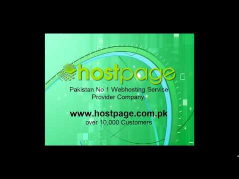 VIDEO : pakistan no.1 website hosting company - http://www.hostpage.com.pk. ...