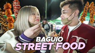 Trying Street FOODS in BAGUIO Night Market  | Carlyn Ocampo